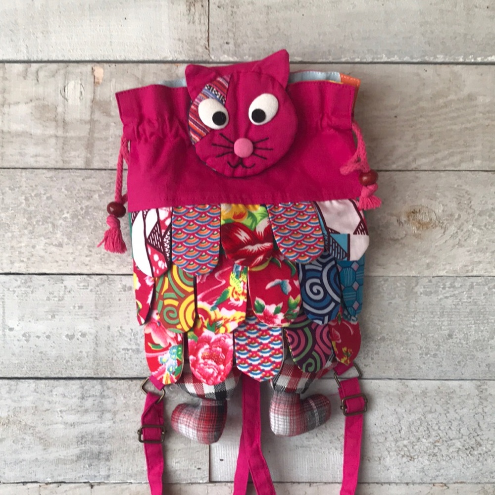 Colorful Cat Backpack